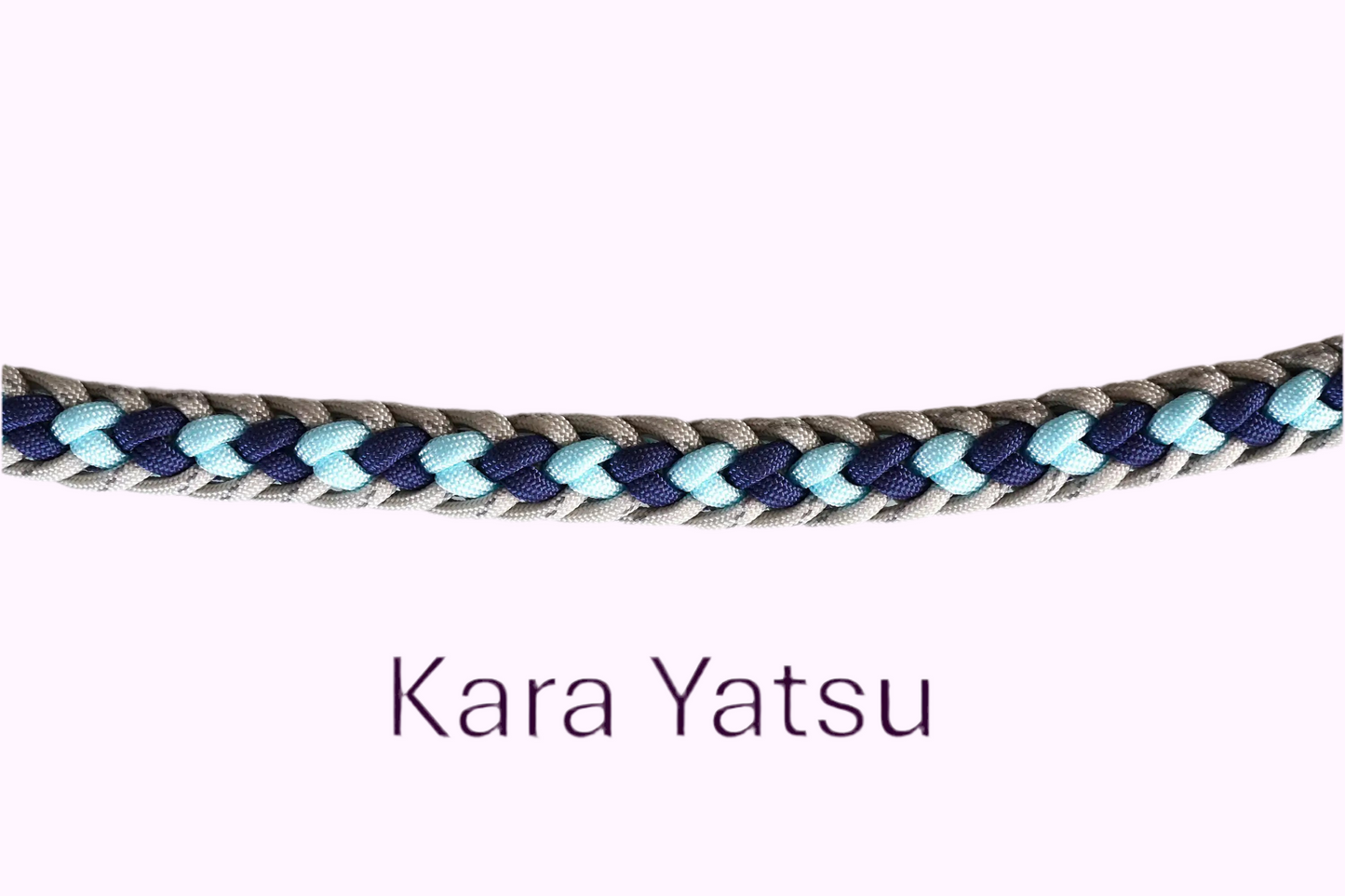 Geflochtene paracord Hundeleine Muster Kara Yatsu