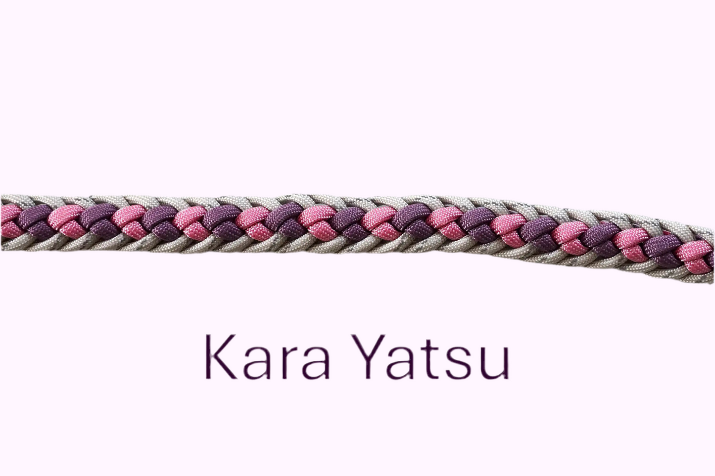 Geflochtene paracord Hundeleine Muster Kara Yatsu