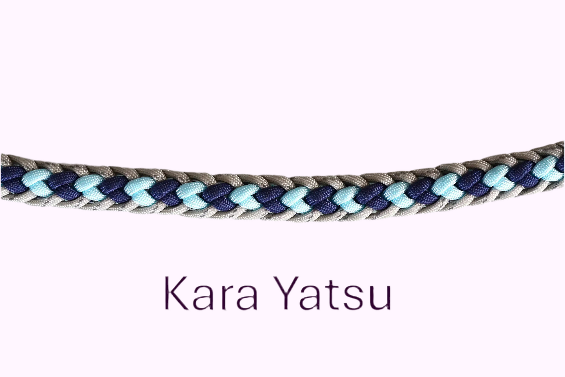 Geflochtene Paracord Hundeleine Muster Kara Yatsu