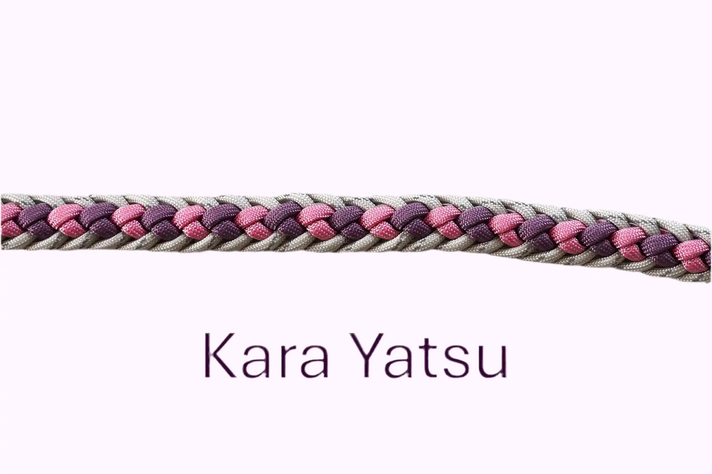 Geflochtene Paracord Hundeleine Muster Kara Yatsu