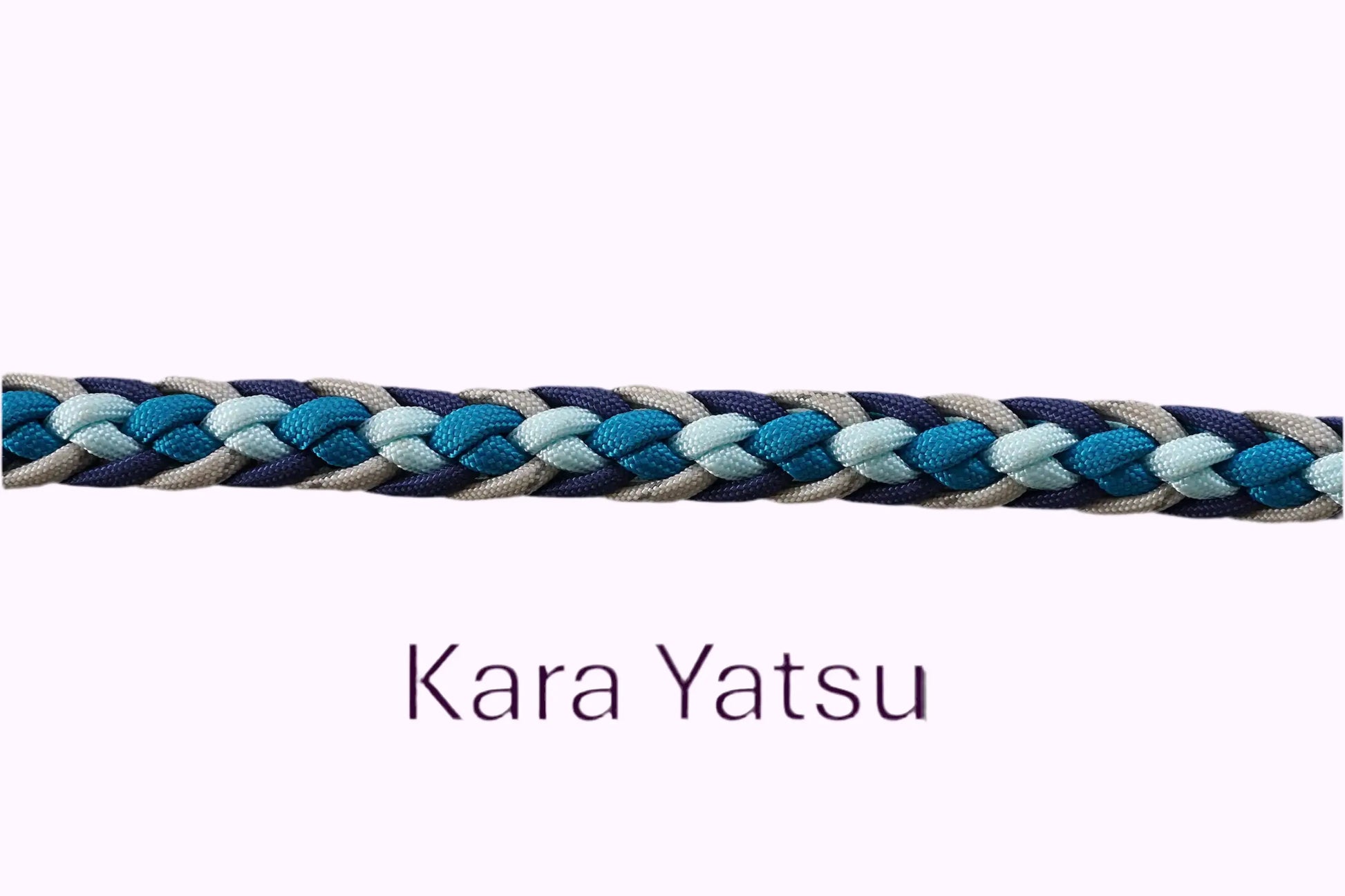 Geflochtene Paracord Hundeleine Muster Kara Yatsu